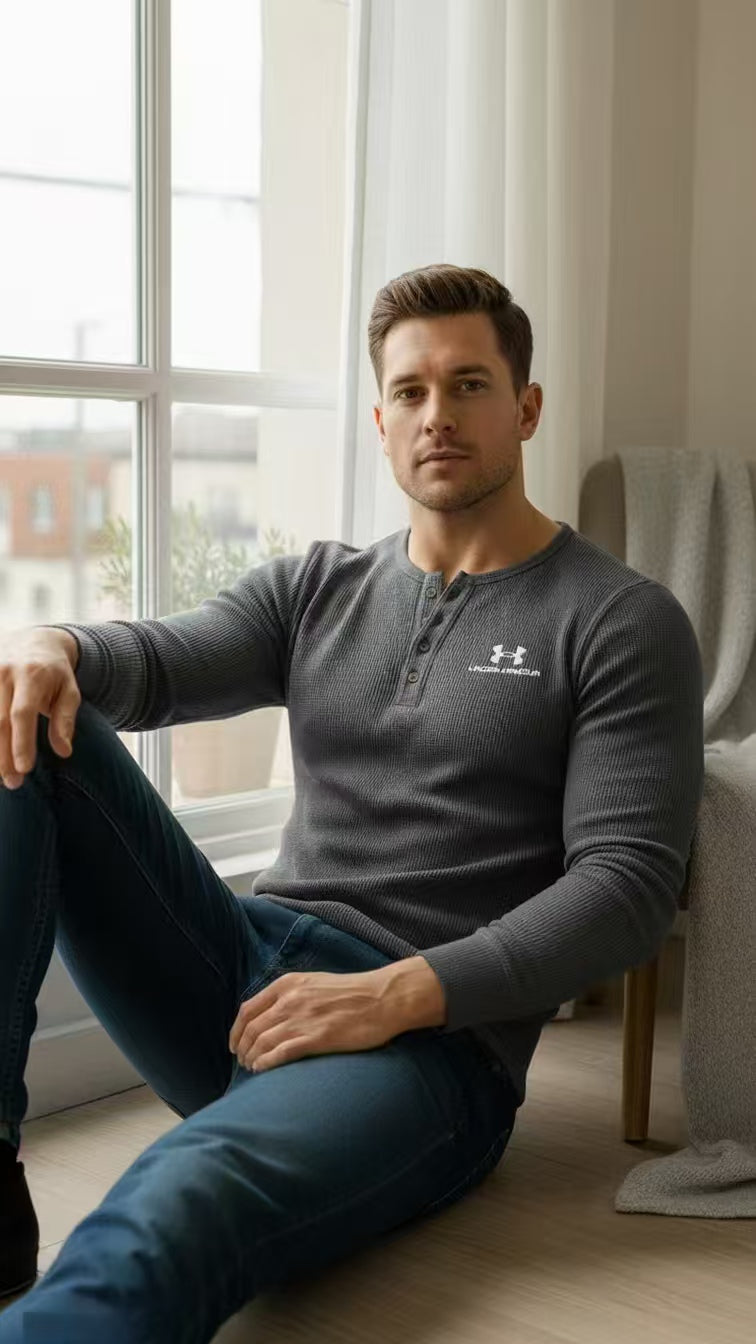 Classic Stand‑Collar Casual Knit Pullover