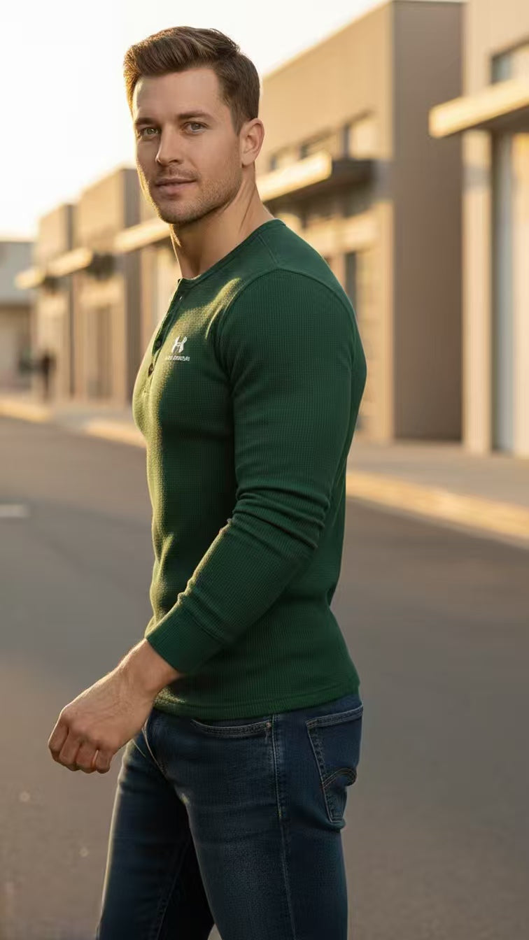 Classic Stand‑Collar Casual Knit Pullover