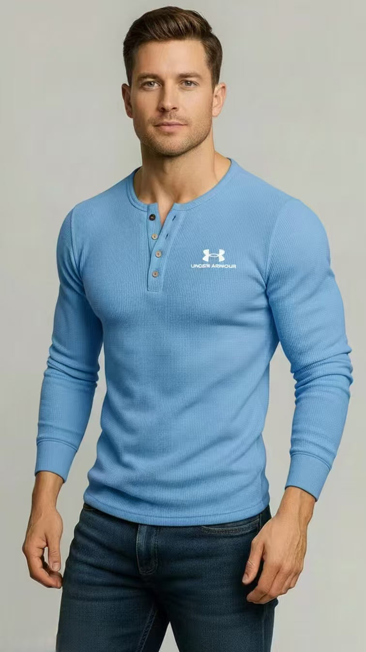 Classic Stand‑Collar Casual Knit Pullover