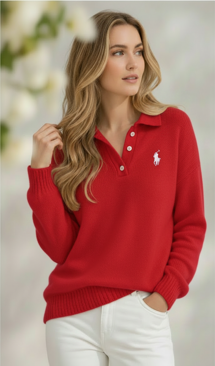 🔥 Women’s Casual Button Placket Pullover