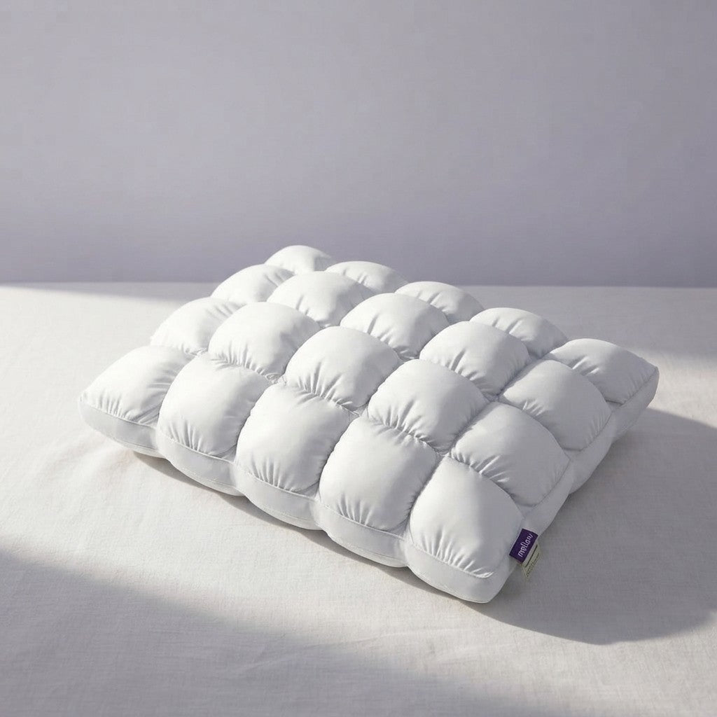 Cooling Puff Grid Pillow